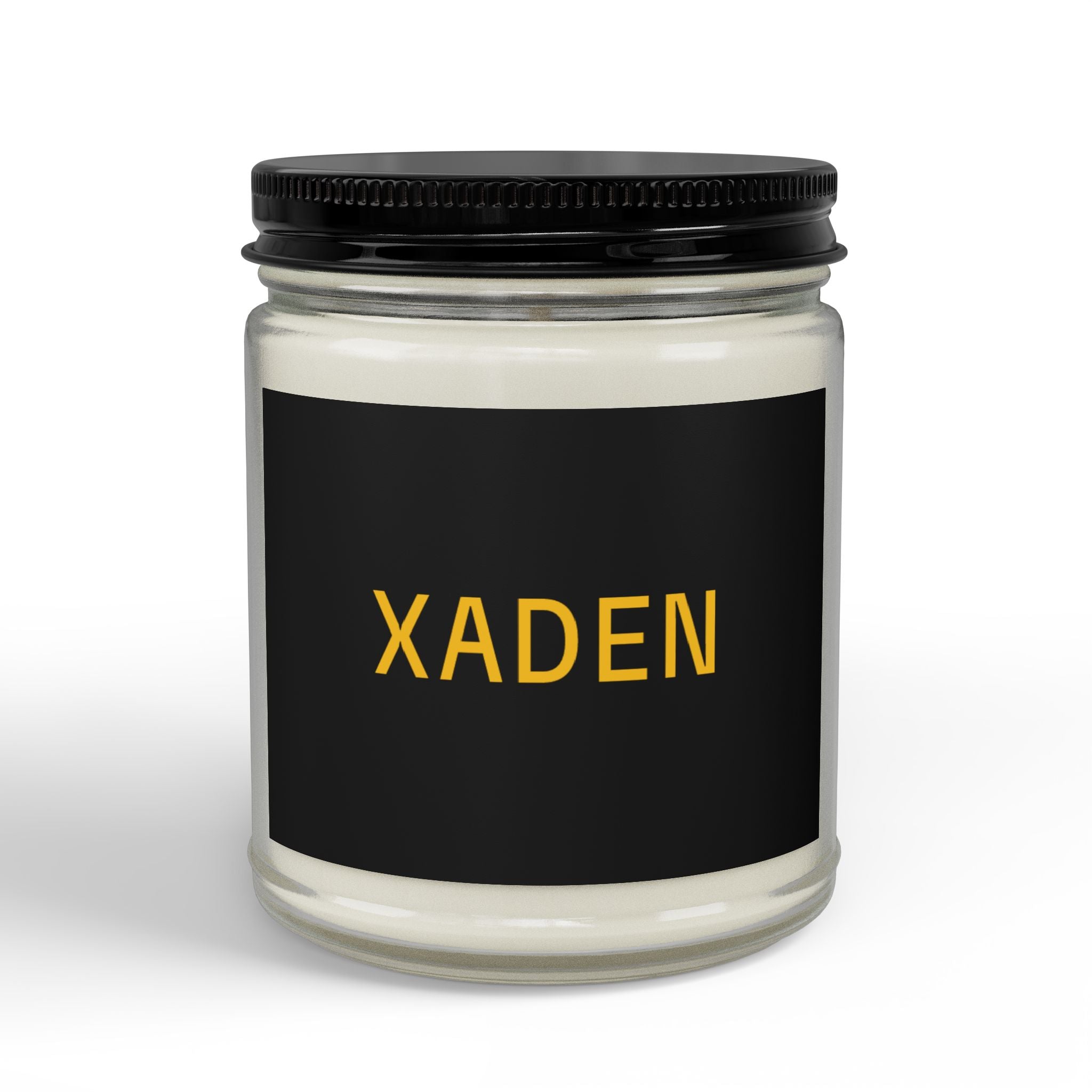 Scented Soy Candles with Black Lid, (4 and 9oz)