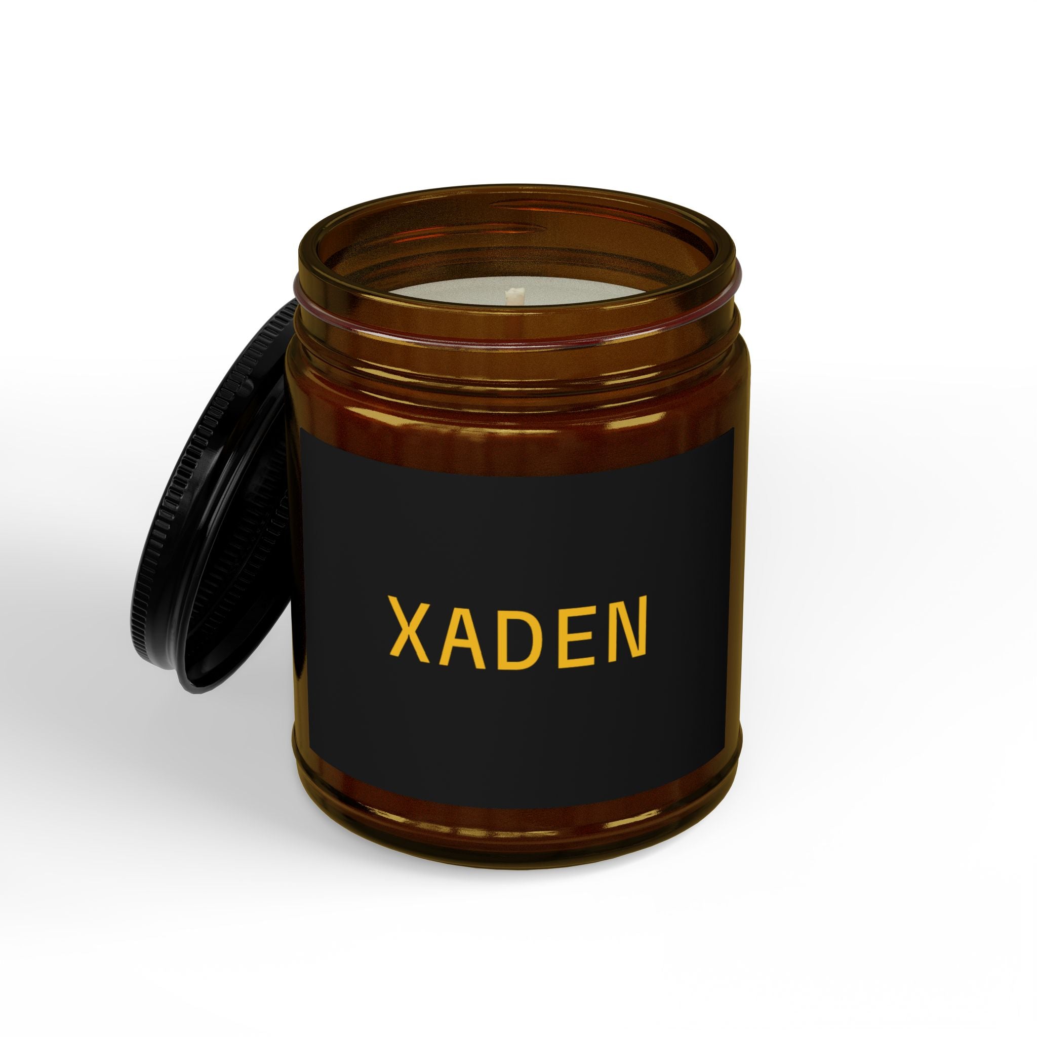 Scented Soy Candles with Black Lid, (4 and 9oz)