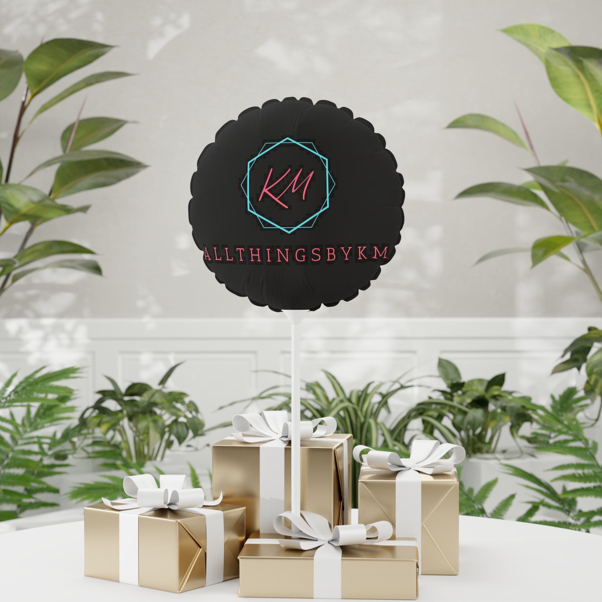 Black Congrats Balloon round foil balloon | 11" celebration balloon    Custom Balloon