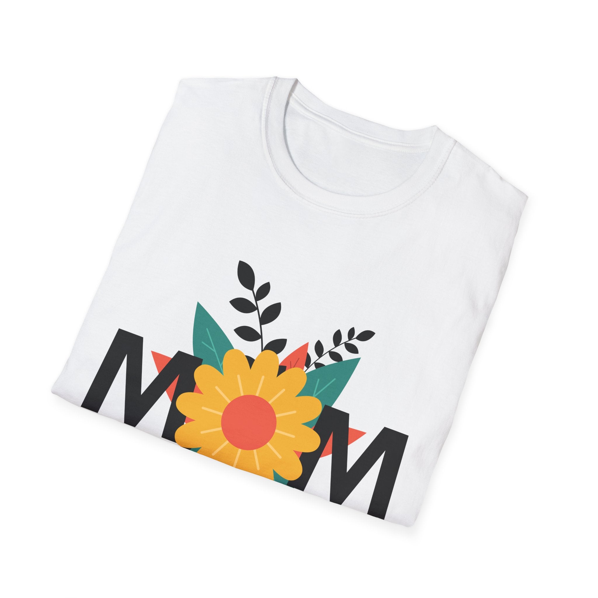 Floral Mom Design T-Shirt | Mother's Day Floral Typography