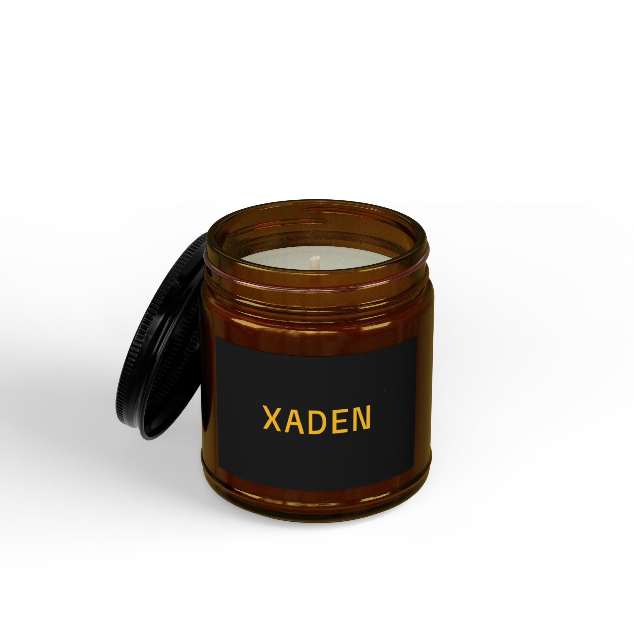 Scented Soy Candles with Black Lid, (4 and 9oz)