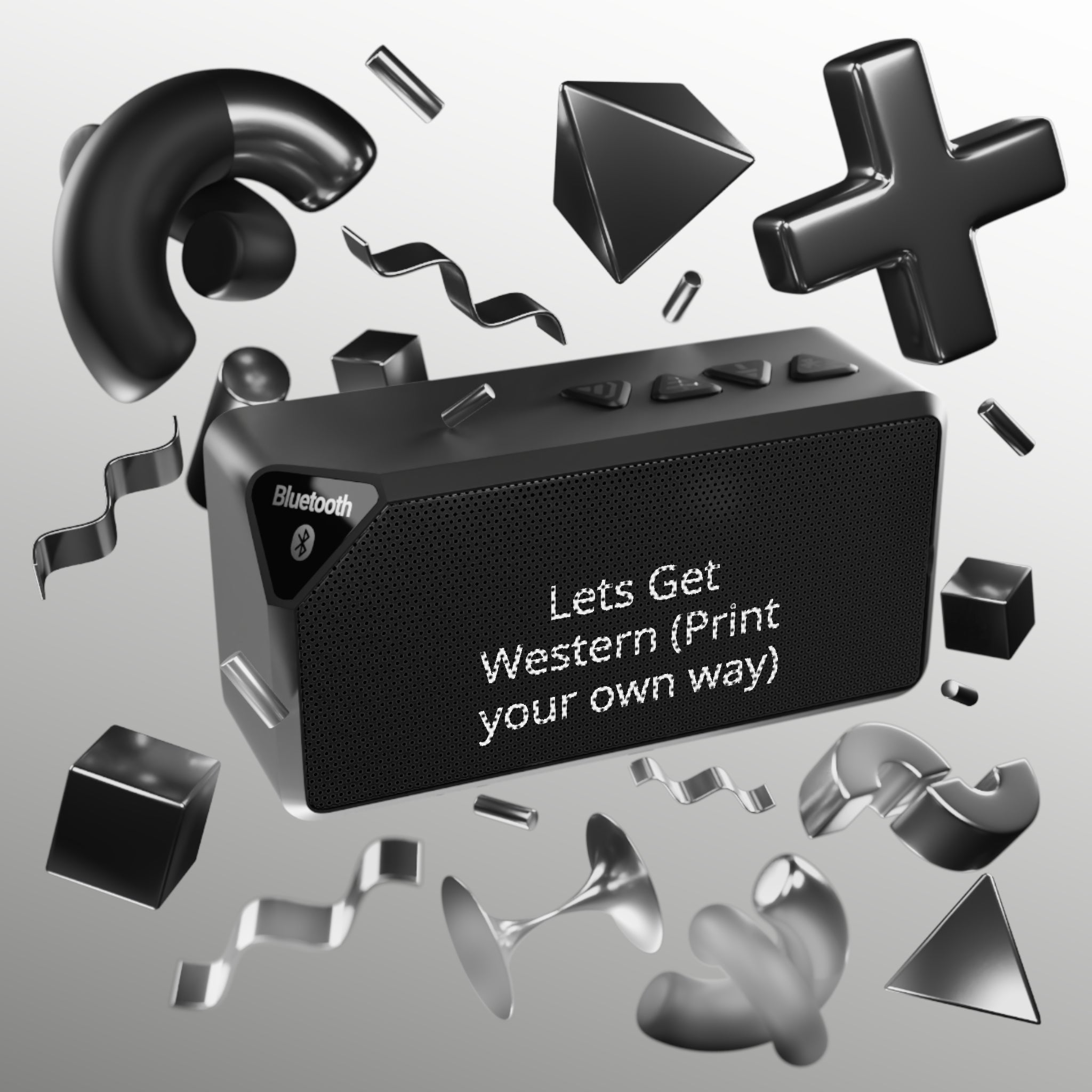 Jabba Bluetooth Speaker | Customizable Text, Portable Wireless Speaker