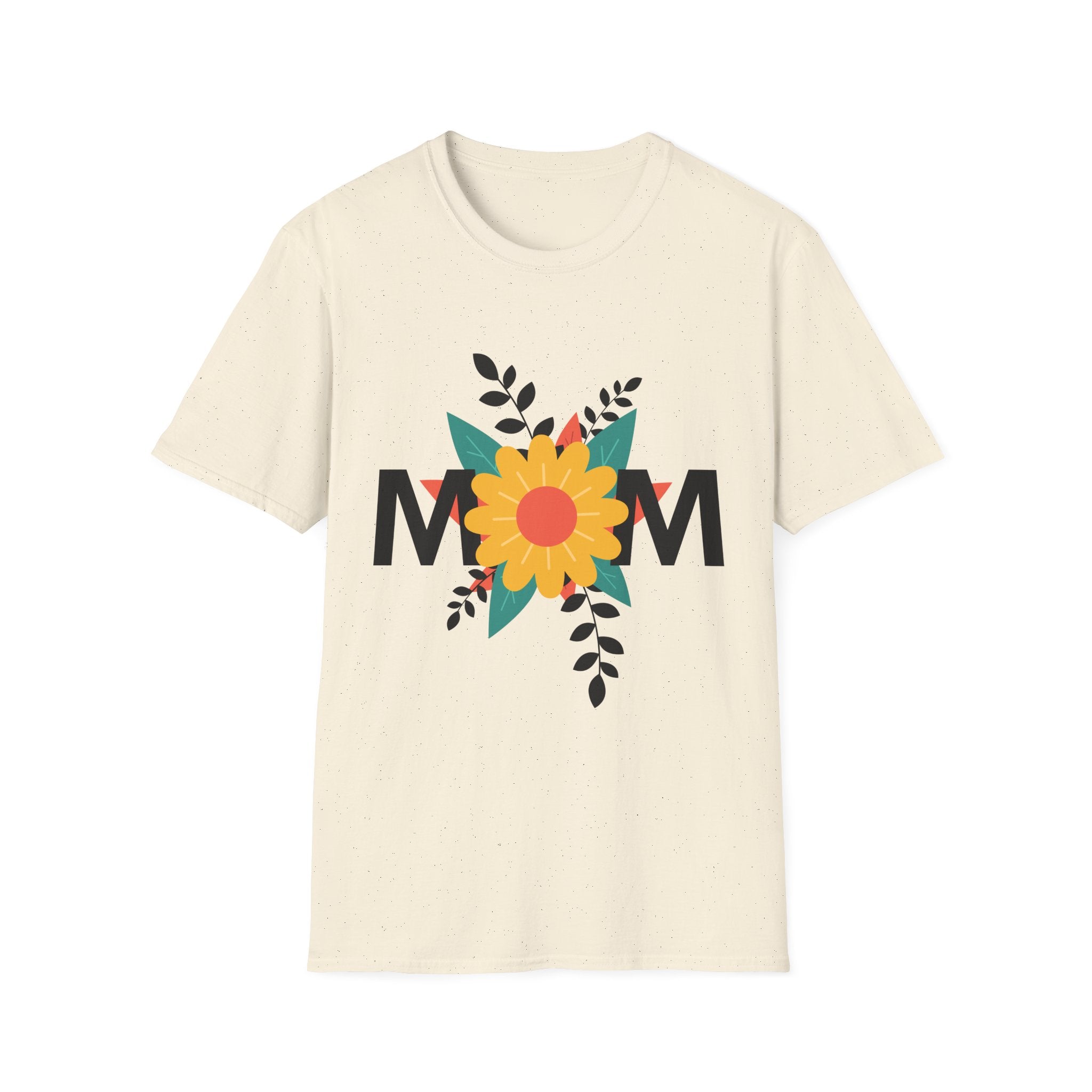 Floral Mom Design T-Shirt | Mother's Day Floral Typography