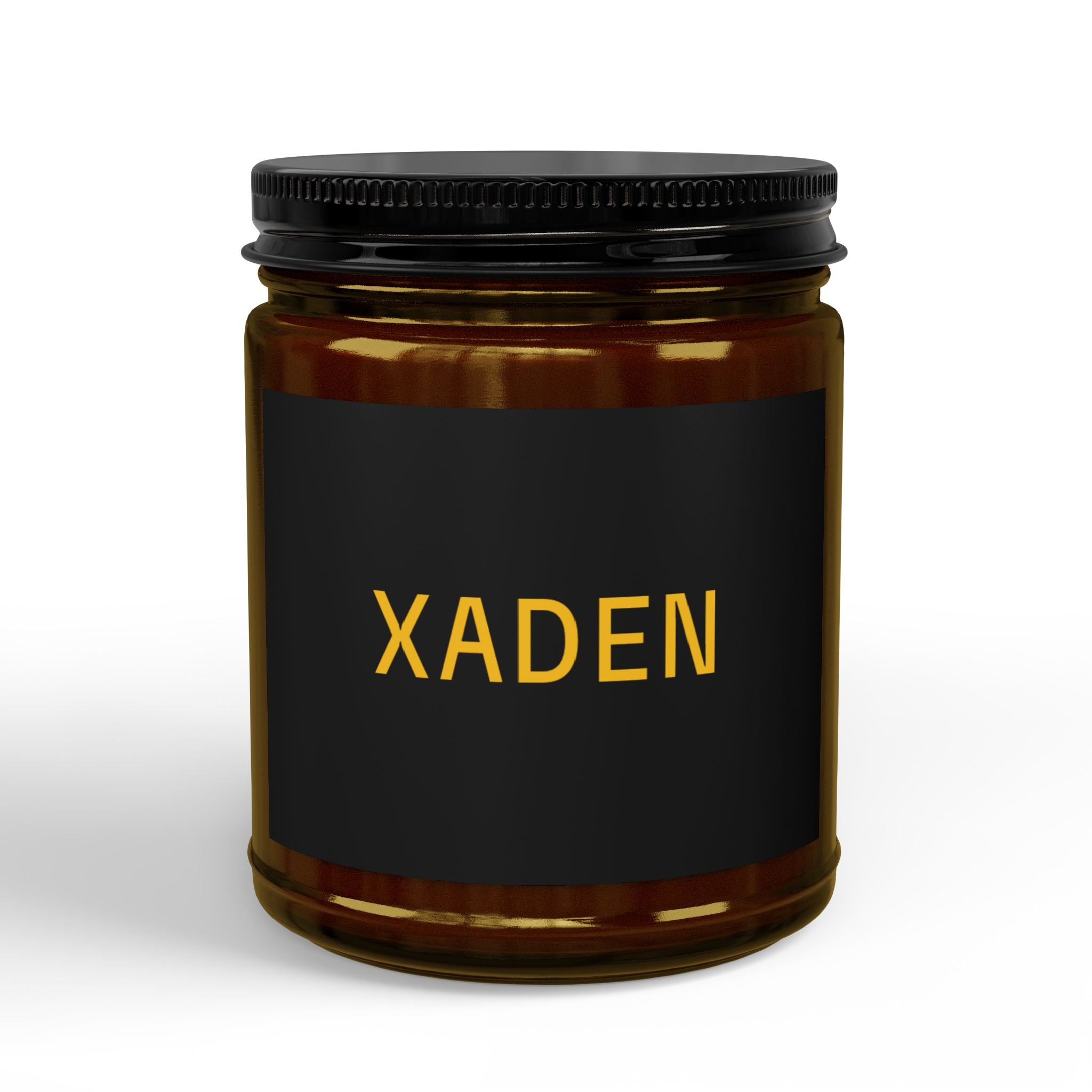 Scented Soy Candles with Black Lid, (4 and 9oz)