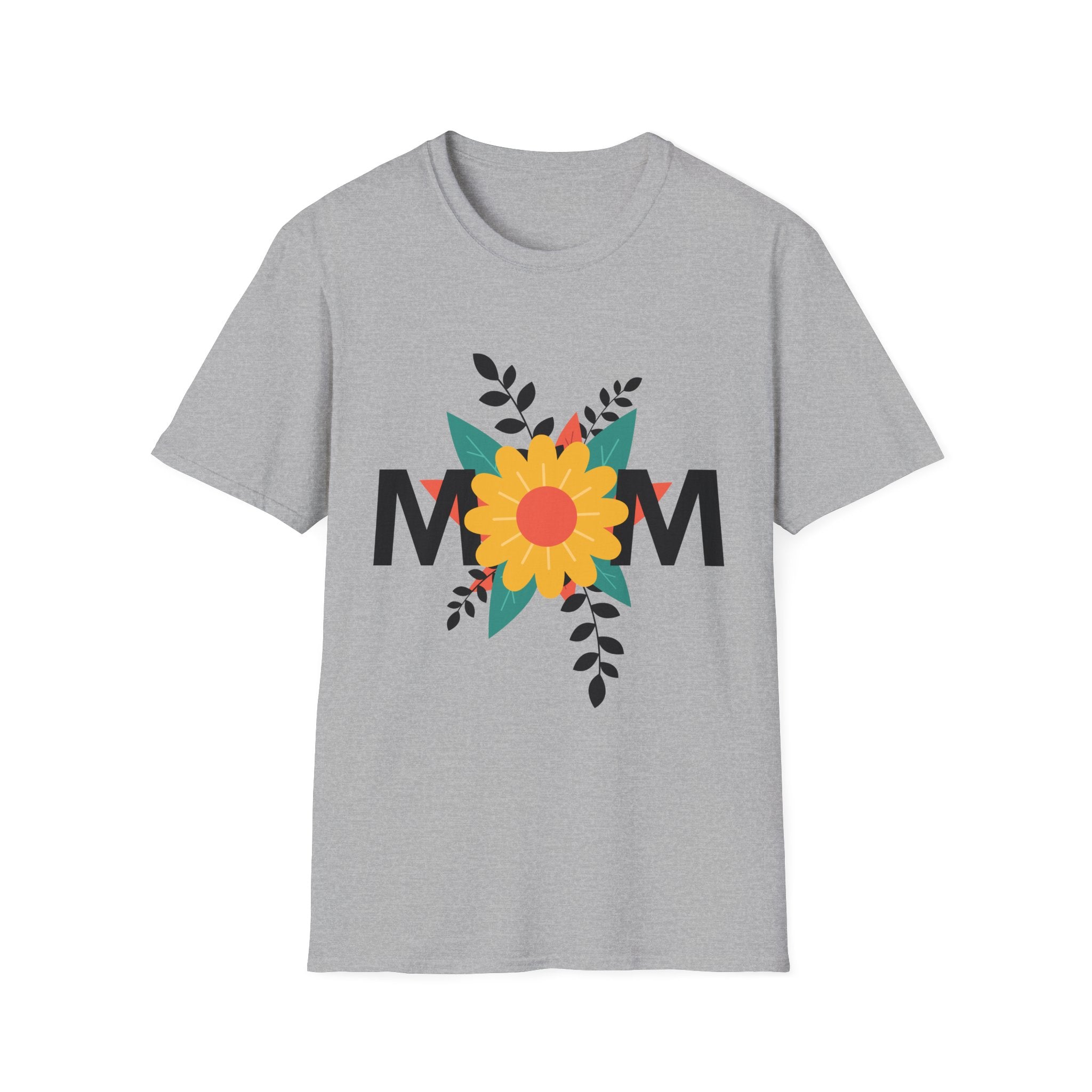 Floral Mom Design T-Shirt | Mother's Day Floral Typography